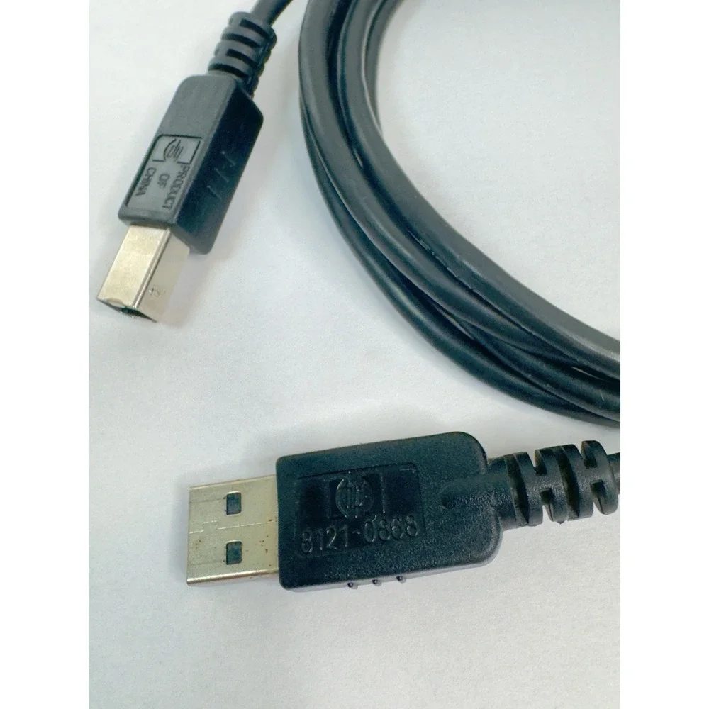 HP‎ USB Printer Cable 2.0 Interface Black 6ft 8121-0868